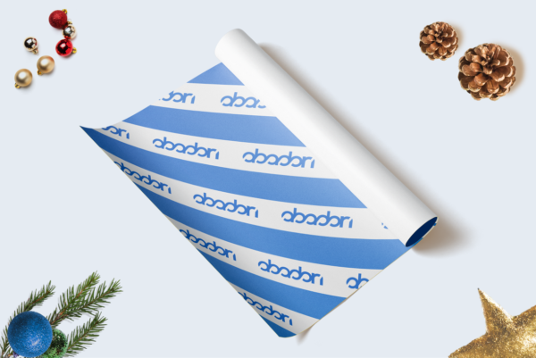 Gepersonaliseerd inpakpapier Kerst
