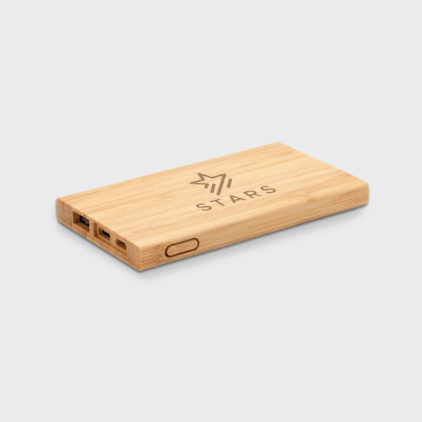 Powerbank bamboe 4000 mAh