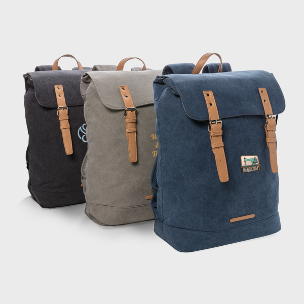 Canvas laptop rugzak PVC vrij