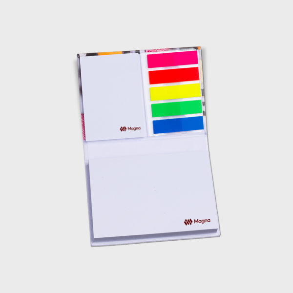 Sticky notes met luxe hardcover